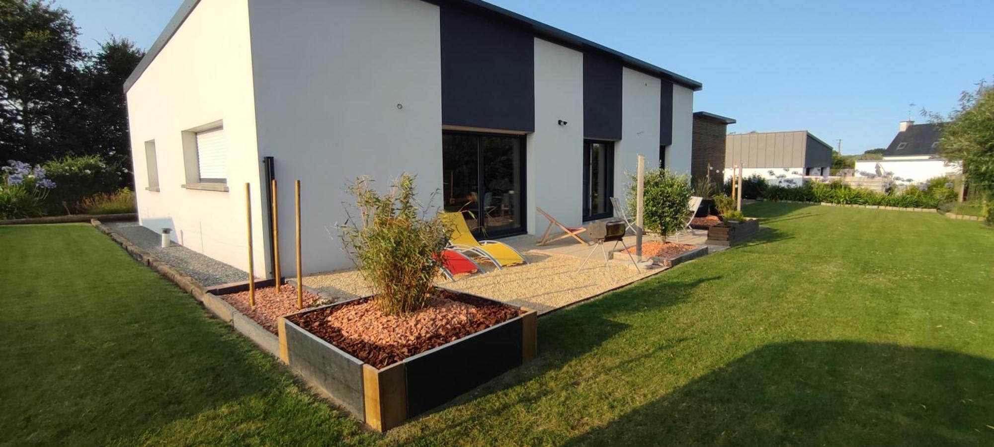 Maison Recente Avec Jardin. Plourhan Extérieur photo